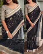 Tusser cotton Saree