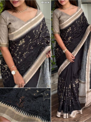 Tusser cotton Saree