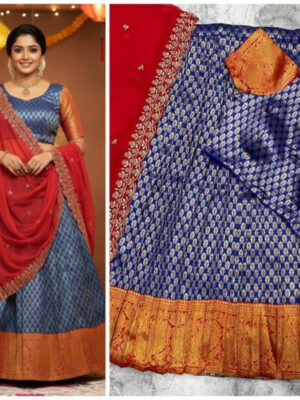 Kanjivaram Silk Lehenga