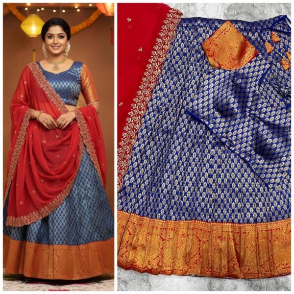 Kanjivaram Silk Lehenga