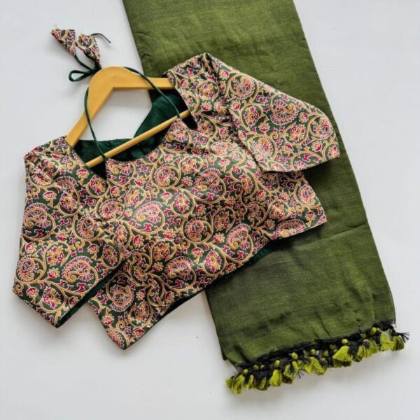Saree with blouse