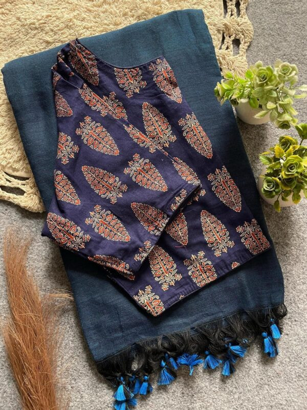 Saree with blouse