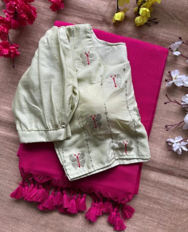Saree with blouse