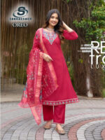 Kurti with bottom and duppatta
