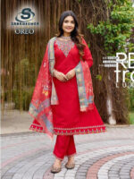 Kurti with bottom and duppatta