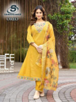 Kurti with bottom and duppatta