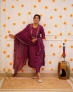 Kurti with bottom and dupatta