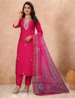 Kurti with bottom and dupatta