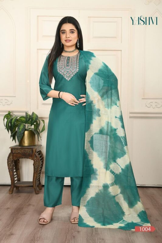 Kurti with bottom and duppatta