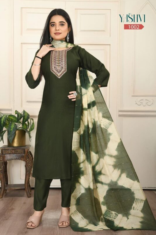 Kurti with bottom and duppatta