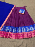 Semi stitch half saree