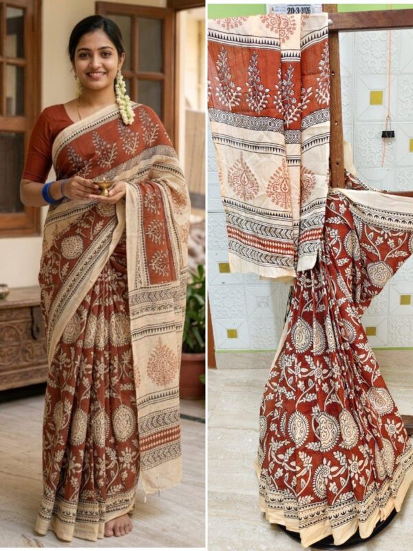 Cotton saree
