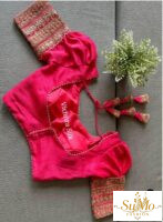 Gajri Vichitra Silk Blouse