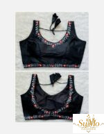 Black Milan Silk Blouse