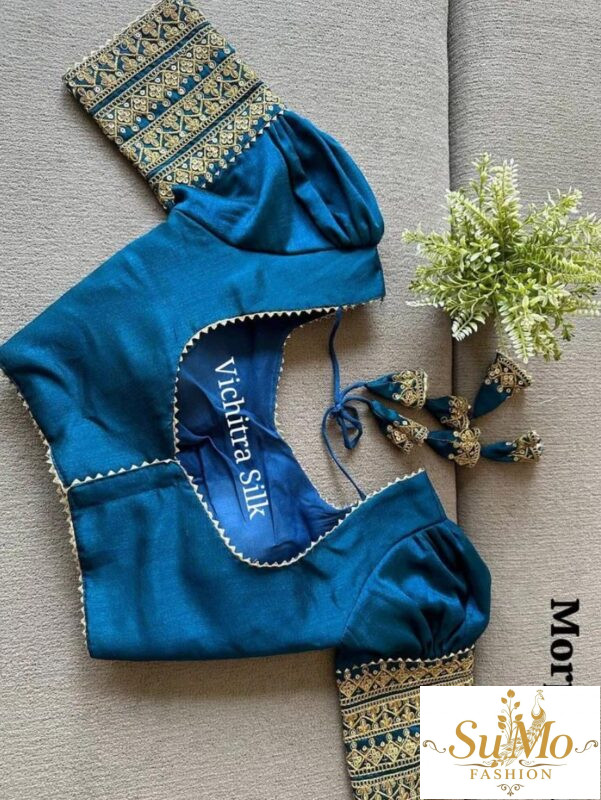 Morpeach Vichitra Silk Blouse