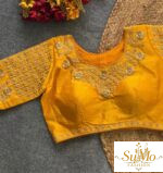 Golden Yellow Phantom Silk Blouse