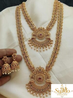 Gold plated bridal jewellery set