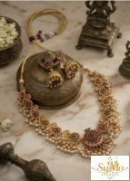 Gold-Tone Paisley Necklace Set