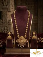 Gold plated kundan Jwellery set