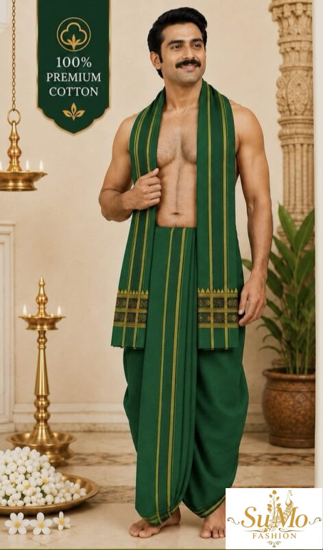Dhoti with towel