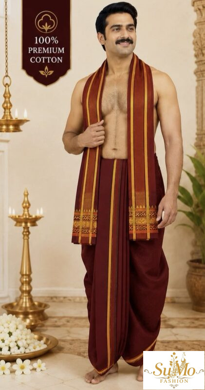 Dhoti with towel
