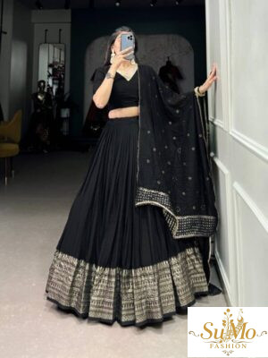 Black Lehenga