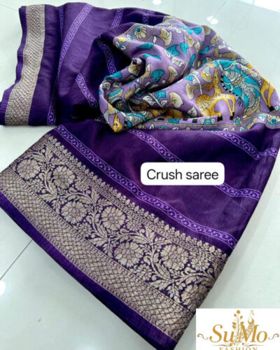 Purple crush saree