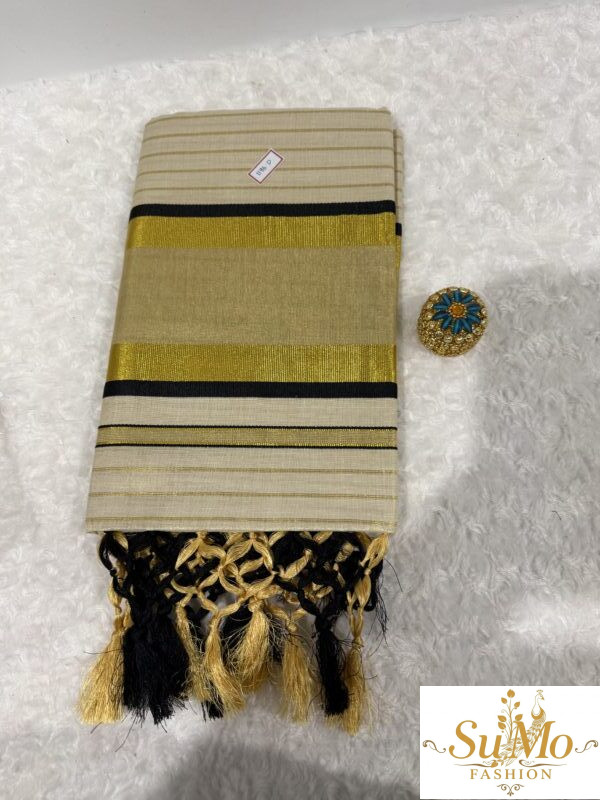 Border onam saree